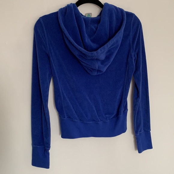 TNA terrycloth blue zip up in size M - Picture 2 of 3